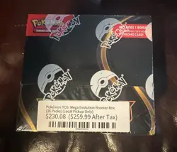 Pokemon TCG: Mega Evolution Enhanced Booster Display Box- 36 Packs& 1 Promo Card - Image 1