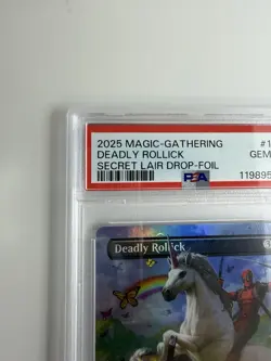 2024 MTG Deadpool Deadly Rollick Secret Lair Drop Foil Trading Card Game TCG PSA - Image 2