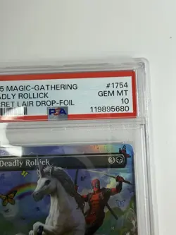 2024 MTG Deadpool Deadly Rollick Secret Lair Drop Foil Trading Card Game TCG PSA - Image 3