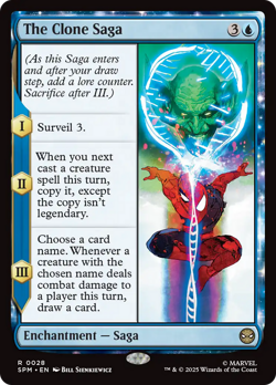 The Clone Saga FOIL Marvel's Spider-Man NM Enchantment Rare MAGIC CARD ABUGames - Image 1