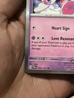 Pokemon TCG Enamorus Holo Rare Card 093/167 Twilight Masquerade - Image 2
