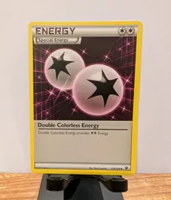 Double Colorless Energy 114/124 XY Fates Collide 2016 Pokemon Card - LP - Image 1