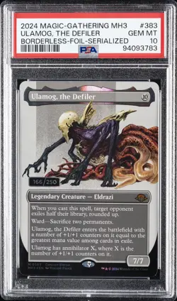 2024 MTG MODERN HORIZONS 3 #383 ULAMOG, THE DEFILER 166/250 PSA 10 - Image 1