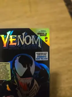 Mtg Magic Spider Man Eddie Brock Mythic Foil Full Art Venom SSP - Image 3