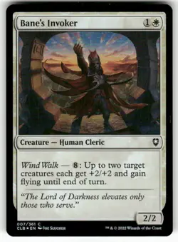 Bane's Invoker 07 Foil NM MTG Commander Legends: Battle for Baldur's Gate Magic - Image 1