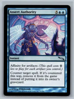 Magic The Gathering Mirrodin Assert Authority #30/306 MTG TCG CCG - Image 1