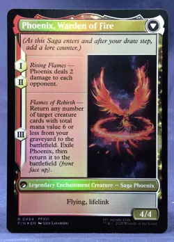 Joshua, Phoenix's Dominant (FOIL Extended Art) -MTG- Final Fantasy FF - NM - Image 4