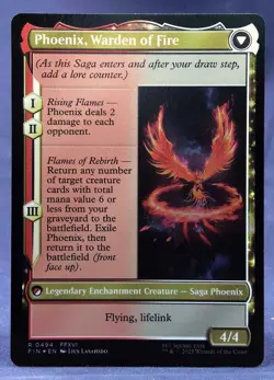 Joshua, Phoenix's Dominant (FOIL Extended Art) -MTG- Final Fantasy FF - NM - Image 5