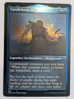 Candlekeep Sage (Foil Etched) Commander Legends: Battle for Baldur's Gate - MTG - Image 1