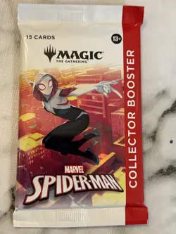 Magic The Gathering MTG Marvel Spiderman SEALED Collector Booster Pack IN HAND - Image 1