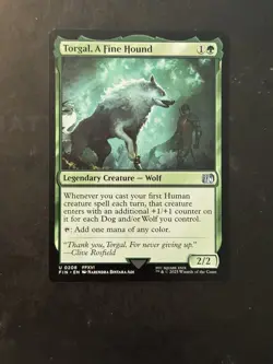 Magic The Gathering MTG Final Fantasy Total A Fine Hound - Image 1
