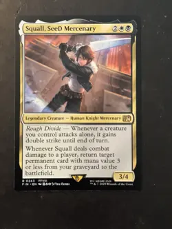Magic The Gathering MTG Final Fantasy Squall SeeD Mercenary - Image 1