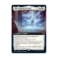 WOTC MtG Throne of Eldraine The Circle of Loyalty (Extended Art) (MR) NM - Image 1