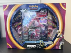 Pokemon TCG: Hoopa V Box (2x Fusion Strike, 1x Evolving Skies, 1x Vivid Voltage) - Image 1