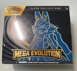 Pokemon Mega Evolution Elite Trainer Box Lucario ETB IN HAND !!!! - Image 1