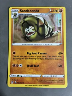 Sandaconda 082/163 Holographic Rare Battle Styles Pokemon TCG Near Mint - Image 1
