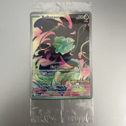 Pokemon Sealed Bulbasaur 133/132 Pokemon TCG Mega Evolution Stamped Promo - Image 1