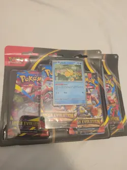 Pokemon Mega Evolution Sealed Lot 10 Sleeved Boosters 2 Mini Tins 2 Three Packs - Image 4