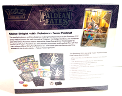 POKEMON ELITE TRAINER BOX PALDEAN FATES ETB - NEW - SEALED W/CASE - AWESOME ! - Image 3
