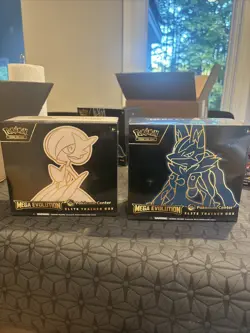 POKEMON CENTER Mega Evolution Gardevoir & Lucario ETB Elite Trainer Box Set of 2 - Image 1