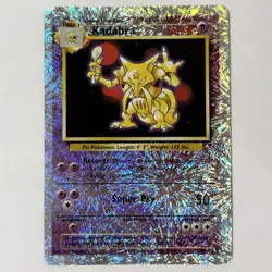 Pokemon Kadabra 49/110 Reverse Holo Foil Legendary Collection 2002 LP - Image 1