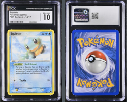 CGC GEM MINT 10 Pokemon TCG 2006 Squirtle 014/017 POP Series 4 - Image 1