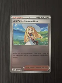 Lillie's Determination (Reverse Holo) 119/132 Uncommon Pokemon Mega Evolution - Image 1