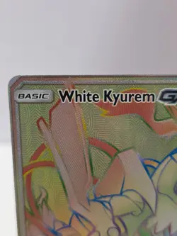 POKEMON White Kyurem GX Full Art Rainbow Secret Rare 74/70 Sun Moon Dragon Maj - Image 2