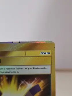 POKEMON Choice Band Trainer Secret Rare 162/145 Guardians Rising Gold Holo Error - Image 5