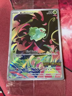 Pokemon TCG Bulbasaur 133/132 Pokemon TCG Mega Evolution Stamped Promo SEALED - Image 1