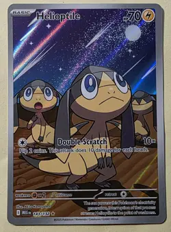 Helioptile 143/132 Illustration Rare (IR) Full Art Pokemon TCG Mega Evolution NM - Image 1
