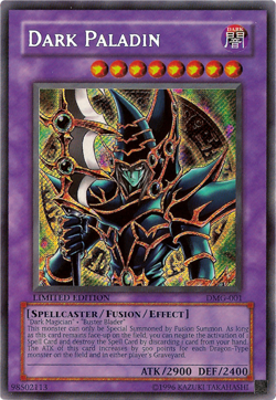Dark Paladin DMG-001 - Secret Rare - Moderately Played Limited YuGiOh! TCG - Image 1