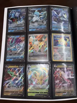 *Pokemon Cards* Lot of 90 Cards w/ White Flare Binder. Full Arts, Ex, V, Promos - Image 3