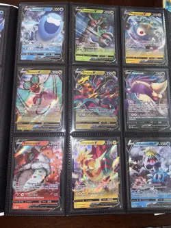 *Pokemon Cards* Lot of 90 Cards w/ White Flare Binder. Full Arts, Ex, V, Promos - Image 4