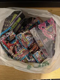 Japanese Pokemon Cards Packs & 2 Japanese Booster Box Lot 182 Packs! Mega Brave - Image 2