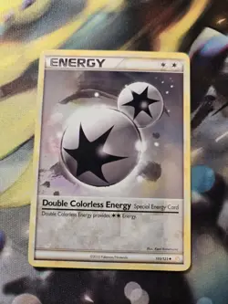 Double Colorless Energy 103/123 Heartgold & Soulsilver Pokemon TCG Card LP - NM - Image 1