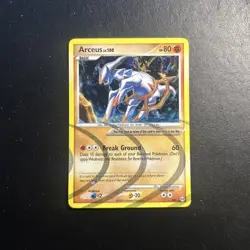 Arceus AR8 Arceus Pokemon Card Holo Rare Near Mint NM - Image 1