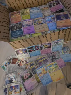 Pokemon Card Bulk Lot approximately 3150 cards w/ 550 reverse holos included - Image 1