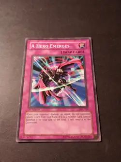 Yu-Gi-Oh! A Hero Emerges 1st Edition Common Trap Card IOC-104 LP - Image 1