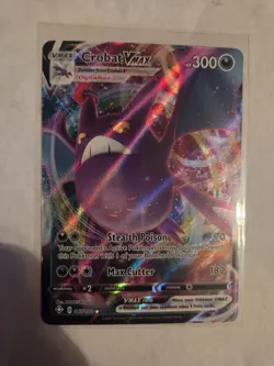Pokemon TCG Crobat VMAX Holo Ultra Rare Card 045/072 Shining Fates - Image 1