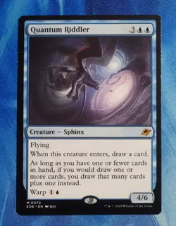Quantum Riddler Edge of Eternities Regular Card 0072 NM Magic The Gathering - Image 1