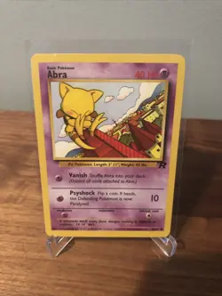 ABRA - Team Rocket Set - 49/82 - Common - Pokemon Card - Unlimited - NM - Image 1