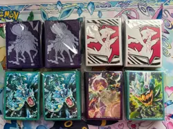 Lot of 8 Pokemon TCG Card Sleeves ETB Brand New - Various Designs - Image 1