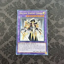 Yugioh 1st Edition Arcana Knight Joker KICO-EN029 Fusion Effect Card Rare - Image 1