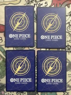 4x Arlong OP06-023 R Rare OP06 Wings of the Captain One Piece Card TCG Playset - Image 2