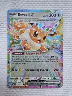 Pokemon TCG Eevee EX 075/131 S&V - Prismatic Evolutions Card - Image 1