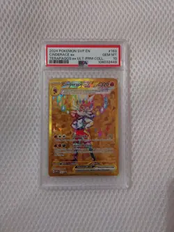 2024 Pokemon cinderace ex 163 card graded psa gem mt 10 - Image 2
