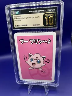 2019 POKEMON JAPANESE PLAYING CARDS OLD MAID JIGGLYPUFF CGC 10 PRISTINE - Image 1