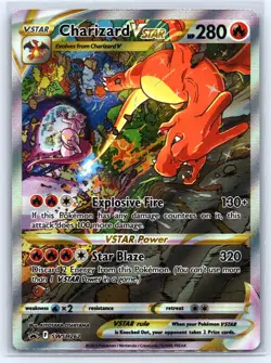 Pokemon TCG Charizard VSTAR SWSH262 Black Star Promo Card - Image 1