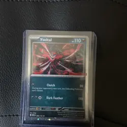 Pokemon Yveltal Holo Rare Card 110 HP Clutch Dark Feather Moves GameStop Promo - Image 1